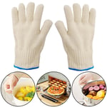 Double extra large size cotton microwave oven high temperature 350 degree gloves