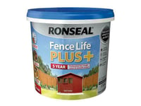 Ronseal Fence Life Plus+ Red Cedar 5 Litre RSLFLPPRC5L