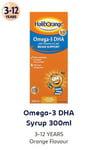 Haliborange Omega-3 DHA Orange Flavoured Brain Support Syrup - 300 ml