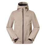 Berghaus Men's Arnaby Lightweight Stretch Waterproof Hooded Jacket, Taupe, 3XL