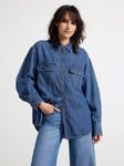 Lindex Oversized jeansskjorta