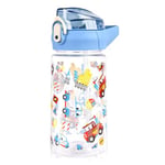 Flintronic Gourde Isotherme Enfant, 500ML Bouteille Enfant, Gourde Isotherme Enfant avec Paille, Sans BPA Tritan, Bouteille d'eau Anti-fuite Réutilisable pour Ecole Maternelle