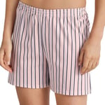 Calida Favourites Sleep Shorts Rosa stripet bomull X-Small Dame