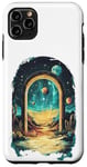 iPhone 11 Pro Max Cosmic Desert Portal Design for Dreamers and Stargazers Case