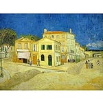 Vincent Van Gogh The Yellow House Unframed Wall Art Print Poster Home Decor Premium