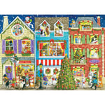 wanghan 1000 Pieces Jigsaw Puzzles for Adults,Wooden Jigsaw,Jigsaw Educational Puzzle Toy for Kid,Jigsaw Family Puzzle Games Christmas street cats and dogs-50x75cm