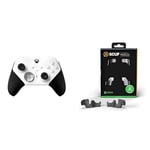 Xbox Elite Bluetooth Wireless Controller Series 2 - Core Edition (White) + SCUF Elite Series 2 Paddles for Elite Series 1 & 2