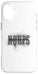 Coque pour iPhone 16 Plus EVERYTHING HURTS - ÉCRITURE en GRIS et NOIR