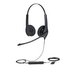 Jabra Biz 1500 Duo USB Casque Avec fil Arceau Bureau/Centre d'appels USB Type-A Bluetooth Noir - Neuf