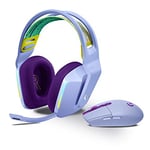 Logitech G305 Souris Gamer sans Fil, Gaming Ultra-Légère, PC/Mac - Violet et Logitech G733 Casque Gamer Sans Fil LIGHTSPEED LIGHTSYNC RVB Gaming, Ultra-Léger, Batterie 29h, Portée de 20m - Violet