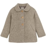 HUTTEliHUT coat wool w. lining – camel melange - 86/92