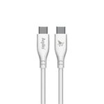 Aqiila Cablebird CS11 kabel USB C til 60W silikon 1m hvit 406006