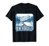 Anchorage Alaska Vacation Wildlife Bears Moose Adventure T-Shirt