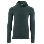 Aclima streamwool hoodie ms (herre) - green gables  - M - Naturkompaniet