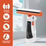 ✅Window Vacuum Cleaner Vac Compact Cordless Glass Cleaning Cloths Extension Kit✅