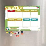 Magnetic Reward Chart for Children, Kids, Toddlers, Boys and Girls with Playful Theme and Colourful Star Magnets for Inspiring, Promoting and Recognising Good Behaviour