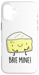 Coque pour iPhone 16 Plus Jeu de mots amusant au fromage Brie Mine