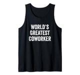 World’s Greatest Coworker Office Employee Work Colleague Tank Top