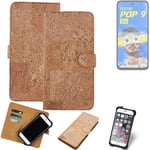 POUR Tecno Pop 9 5G ÉTUI POUR SMARTPHONE WALLETCASE LIÈGE