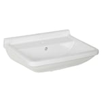 Vasque Duravit Starck 3 en ceramique, avec trop-plein 600 mm, blanc lxhP: 600x190x450 mm