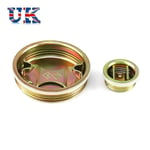 10PCS Gold Drum Bung Plug Steel Metal Drum Flange Premium Steel Bung Cap  Drums