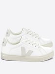 Veja Junior Small Esplar Laces Trainers - White/beige, White/Beige, Size 5.5 Older