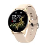 2021 New Smart Watch Women IP68 Waterproof Full Touch Screen Heart Rate Monitor Blood Pressure Smart Watch Men Aluminum Case,E