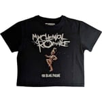 My Chemical Romance Ladies Crop Top: The Black Parade (X-Large)