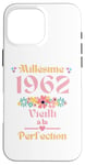 Coque pour iPhone 16 Pro Max 63 ans femme 1962 idée cadeau anniversaire drôle humour mam