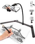 Adjustable Phone Tripod, Phone Stand for Filming, Overhead Phone Mount, Tabletop