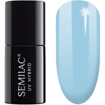 Semilac Vernis à ongles gels semi-permanents UV 807 Pastel Blue 7ml