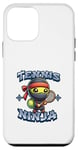 Coque pour iPhone 12 mini Squash mignon de jeu de court de tennis Ninja