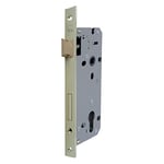 Yale Serrure de Porte en Bois Y52X0040 Laiton Poli, Bords carrés, entrée 40 mm