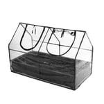 Hortus Drivhus med Botten MINI GREENHOUSE W/ BUTTOM 130X65X85 CM 211-181