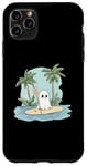 iPhone 11 Pro Max Funny Ghost Stand Up Paddle Halloween Lake Summer Costume Case