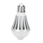 Light Bulbs Motion Sensor Bulb Die‑cast Aluminum + PC Material Warm White