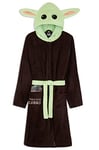 Disney The Mandalorian Baby Yoda Robe De Chambre Homme, Peignoir En Polaire Avec Capuche De Bébé Yoda, Idée De Cadeau Geek Pour Adulte Ou Ado Garçon (XL)