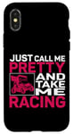 iPhone X/XS Dirt Track Racing Race Sprint Car Girlfriend Girl Grandma Case