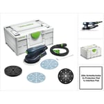 Ets ec 150/5 EQ-Plus Ponceuse excentrique, sans balai,150 mm 400 w + Coffret Systainer + 250x Disques abrasifs + 2x Pad de protection + Pad