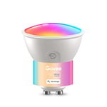 Govee Smart Bulb GU10 RGBWW, 400LM Dimmable Color Changing Light Bulbs, 64 Dynamic Scenes, WiFi Bluetooth LED Bulbs Work with Alexa, Google Assistant