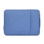 ZYDP For Macbook 11 12 13 15 Inch, Nylon Laptop Bag Sleeve Pouch For Apple Mac Book Air Pro Retina 13.3 15.4 Touch Bar (Color : Blue, Size : For Macbook 13 inch)