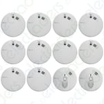 Set of 10 x KF20 Optical Smoke Alarms & 2 x Kidde KF30 Heat Alarm