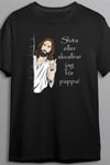 Dunken Jesus skvallrar för pappa - T-shirt (Herr,L)