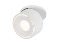 Paulmann Spircle, Utanpåliggande Spotlight, 1 Lampor, 8 W, 3000 K, 530 Lm, Vit