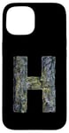 Coque pour iPhone 15 Lettre H de l'alphabet