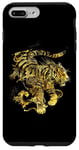 iPhone 7 Plus/8 Plus Gold Tiger Traditional Asian Art Ink Gold tiger Case