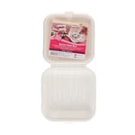 FunCakes Bento Cake Box, Lot de 10, 20,8x22,1 cm - Boîte à Gâteau pour Transport Pâtisseries Desserts Tartes - Blanc