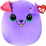 Ty Toys - Squish a Boo Dog Bitsy - 20 CM Purple 2009133