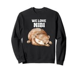 Nibi The Diva Beaver, Wild, Cute and Free, We Love Nibi Sweatshirt