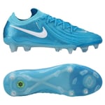 Nike Phantom GX II Elite SG-PRO Anti-Clog Mad Ambition - Blå/Vit - Soft Ground (SG), storlek 47½